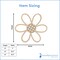 Rattan Daisy Wall Décor, Multiple Sizes Wood Flowers, Nursery/Party | Woodpeckers